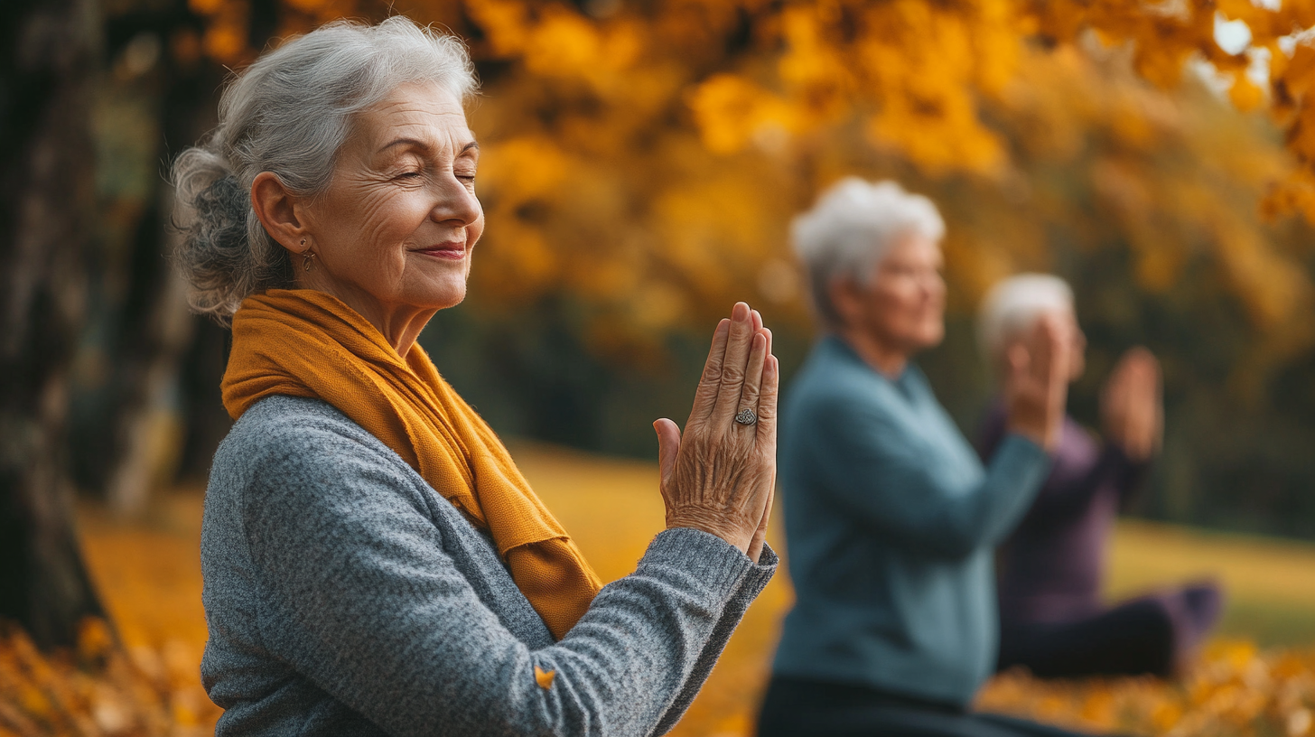 Йога для старших людей