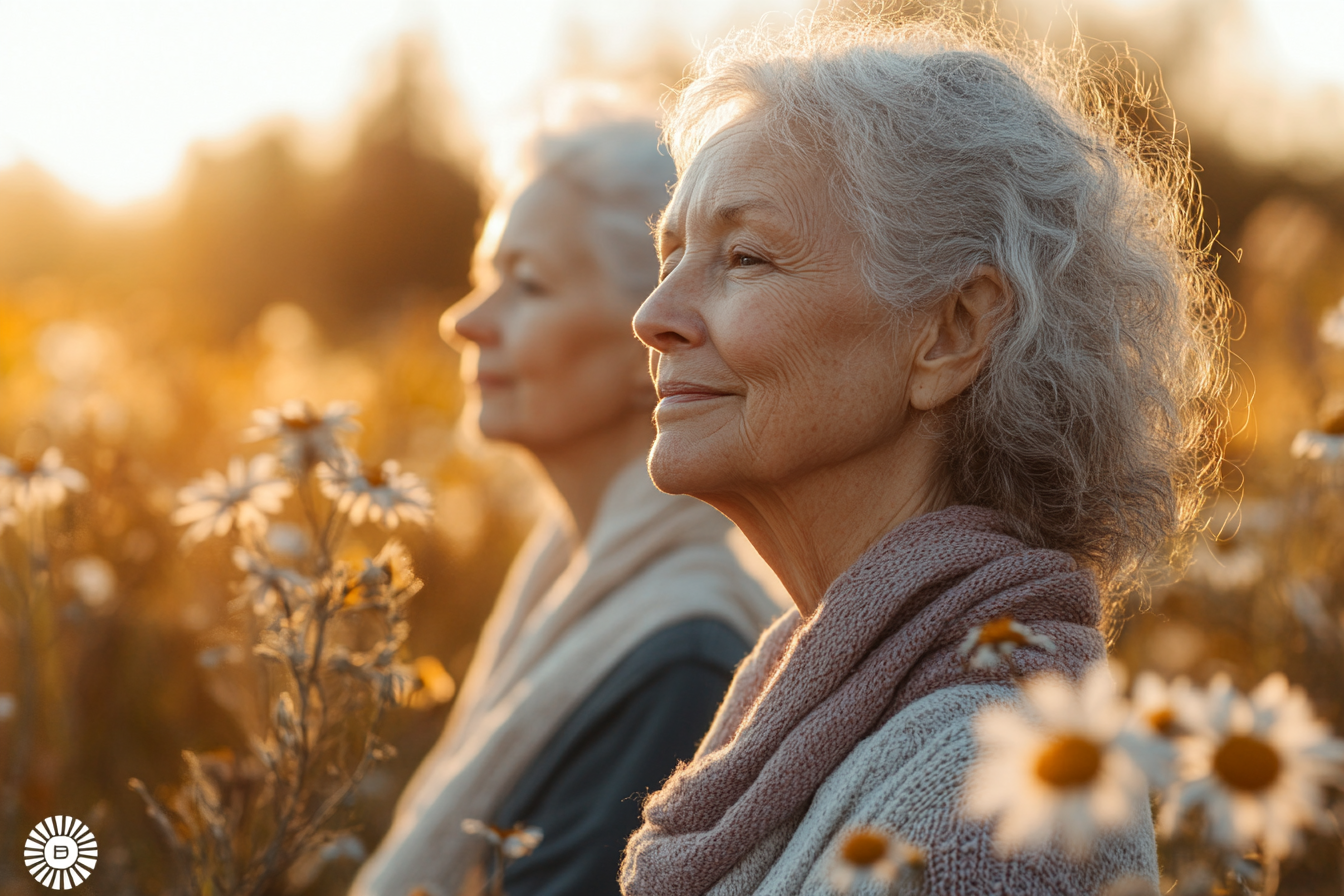 Групове заняття йогою для старших людей